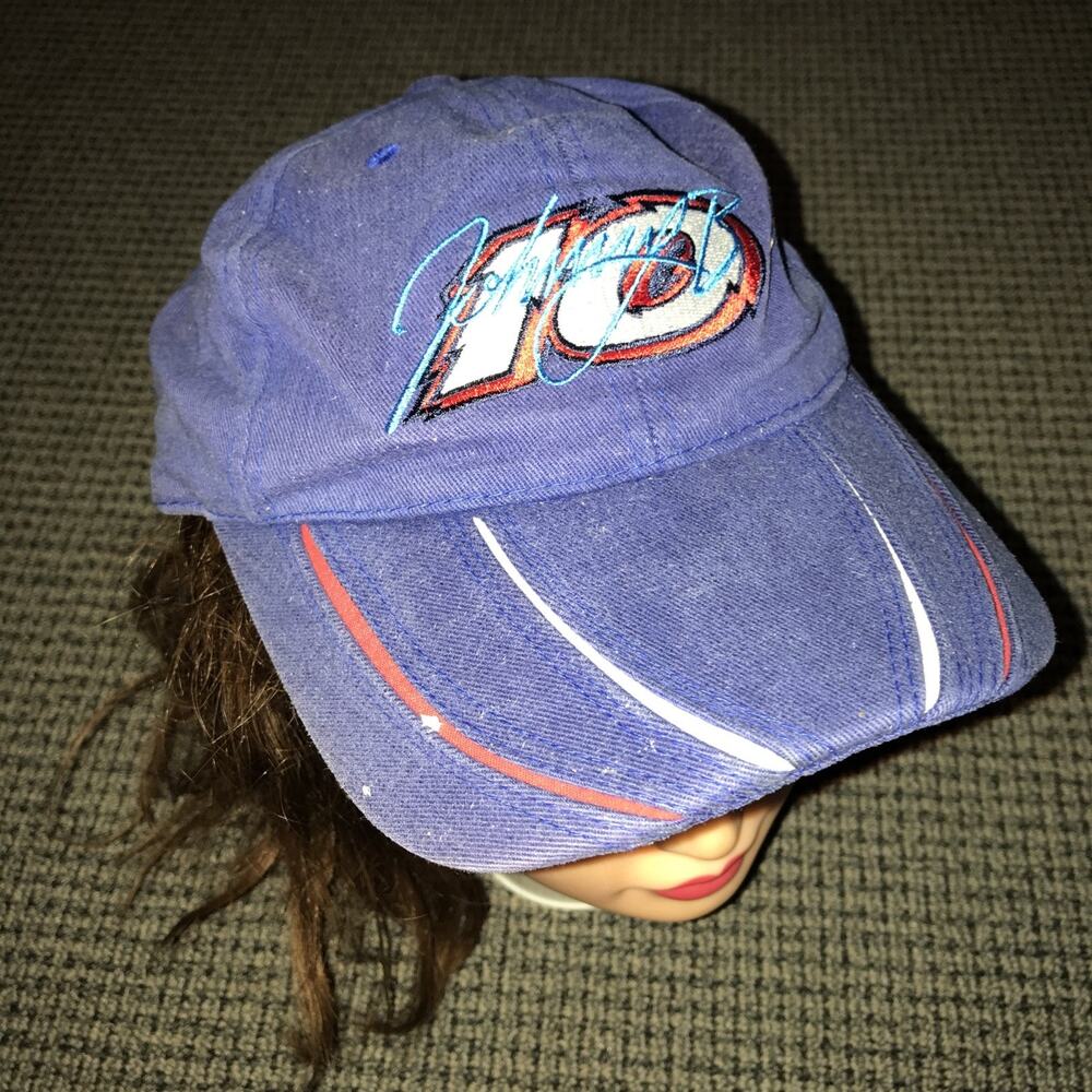 Johnny Benson Valvoline Racing Blue Adjustable NASCAR Hat Vintage